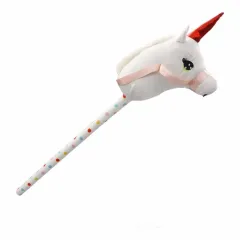 Unicorn Peluş Sopalı At